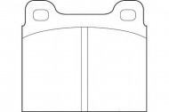 Комплект тормозных колодок DURON DBP220002