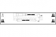 Комплект электропроводки STANDARD 73822