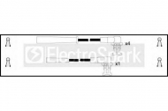 Комплект электропроводки STANDARD OEK100