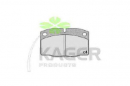 Комплект тормозных колодок KAGER 35-0156