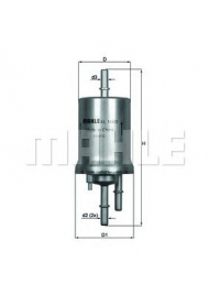 Фильтр MAHLE ORIGINAL KL 156/3