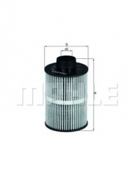 Фильтр MAHLE ORIGINAL KX 208D