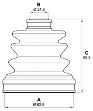Комплект пыльника OPEN PARTS SJK7117.00