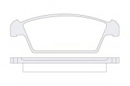 Комплект тормозных колодок KOSHIMO 1850.0058094