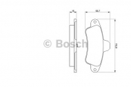 Комплект тормозных колодок BOSCH 0 986 424 277