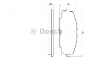 Комплект тормозных колодок BOSCH 0 986 424 319