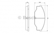 Комплект тормозных колодок BOSCH 0 986 424 382