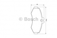 Комплект тормозных колодок BOSCH 0 986 424 476