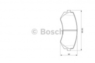 Комплект тормозных колодок BOSCH 0 986 424 489