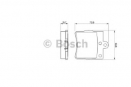 Комплект тормозных колодок BOSCH 0 986 494 016