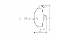 Комплект тормозных колодок BOSCH 0 986 424 532