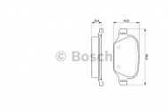 Комплект тормозных колодок BOSCH 0 986 424 553