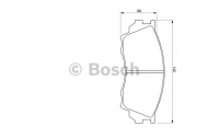 Комплект тормозных колодок BOSCH 0 986 424 753