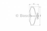Комплект тормозных колодок BOSCH 0 986 424 757