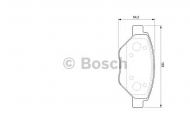 Комплект тормозных колодок BOSCH 0 986 424 774
