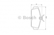 Комплект тормозных колодок BOSCH 0 986 424 781