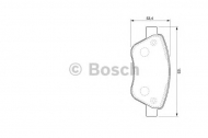 Комплект тормозных колодок BOSCH 0 986 424 784