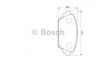 Комплект тормозных колодок BOSCH 0 986 424 791