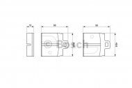 Комплект тормозных колодок BOSCH 0 986 462 811