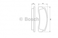 Комплект тормозных колодок BOSCH 0 986 466 601