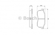 Комплект тормозных колодок BOSCH 0 986 490 050