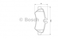 Комплект тормозных колодок BOSCH 0 986 494 123
