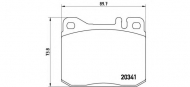 Комплект тормозных колодок BREMBO P 50 004