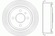 Тормозный барабан MINTEX MBD002