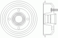 Тормозный барабан MINTEX MBD008