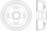 Тормозный барабан MINTEX MBD106