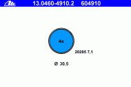 Комплект тормозных колодок ATE 13.0460-4910.2