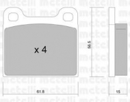 Комплект тормозных колодок METELLI 22-0003-0