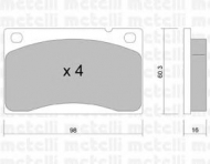 Комплект тормозных колодок METELLI 22-0006-0