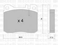 Комплект тормозных колодок METELLI 22-0011-1