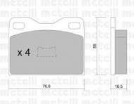 Комплект тормозных колодок METELLI 22-0015-1