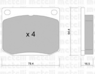 Комплект тормозных колодок METELLI 22-0018-0