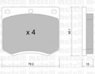Комплект тормозных колодок METELLI 22-0023-0