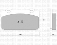 Комплект тормозных колодок METELLI 22-0040-0