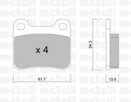 Комплект тормозных колодок METELLI 22-0092-0