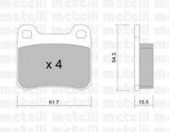 Комплект тормозных колодок METELLI 22-0092-1