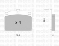 Комплект тормозных колодок METELLI 22-0228-0