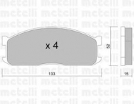 Комплект тормозных колодок METELLI 22-0232-0