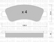 Комплект тормозных колодок METELLI 22-0327-0