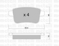 Комплект тормозных колодок METELLI 22-0814-0