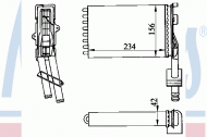 Теплообменник NISSENS 73354