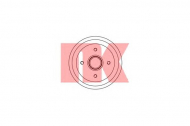 Тормозный барабан NK 252526