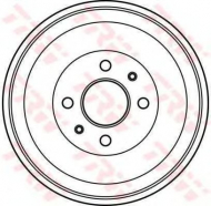 Тормозный барабан TRW DB4016