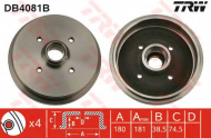 Тормозный барабан TRW DB4081B