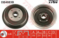 Тормозный барабан TRW DB4083B