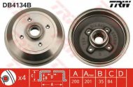 Тормозный барабан TRW DB4134B